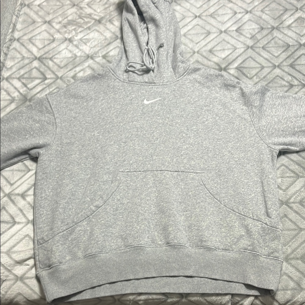 Nike Light Gray Pullover Hoodie